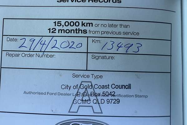 2019 Ford Ranger XL Hi-Rider PX MkIII Rear Wheel Drive 2.2L