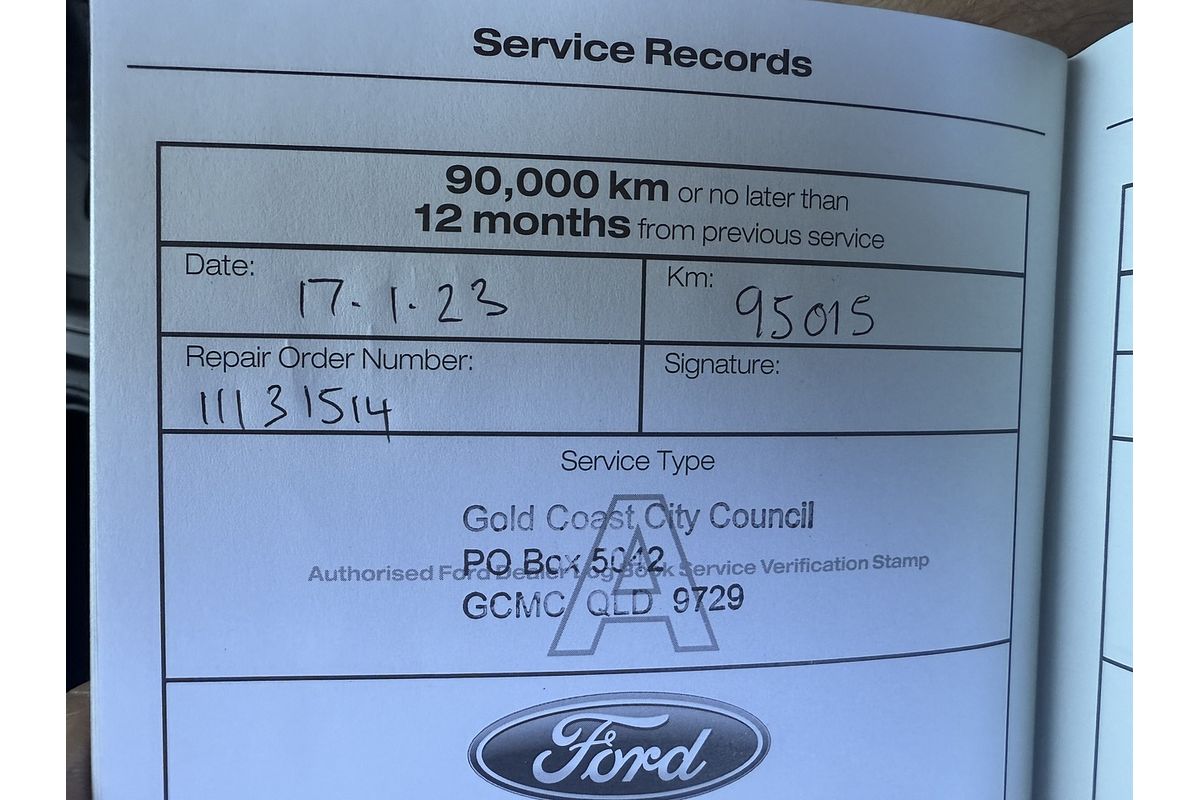 2019 Ford Ranger XL Hi-Rider PX MkIII Rear Wheel Drive 2.2L