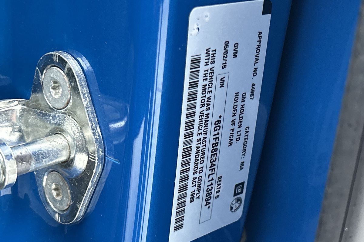 2015 Holden Commodore SV6 VF
