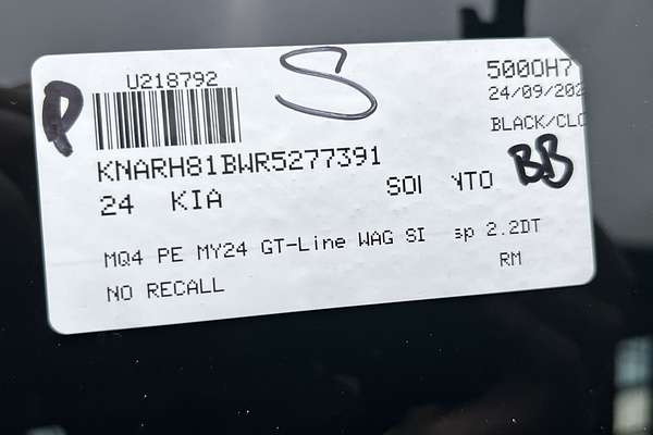 2024 Kia Sorento GT-Line MQ4 PE