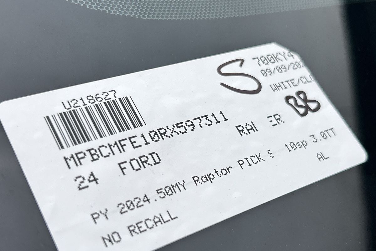 2024 Ford Ranger Raptor 4X4 3.0L