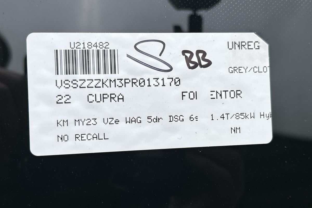2022 CUPRA Formentor VZe KM