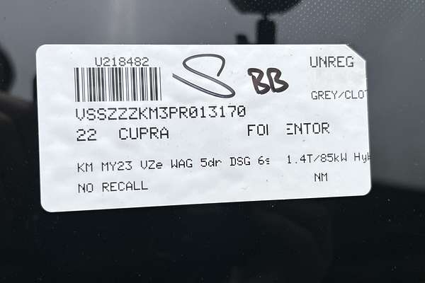 2022 CUPRA Formentor VZe KM