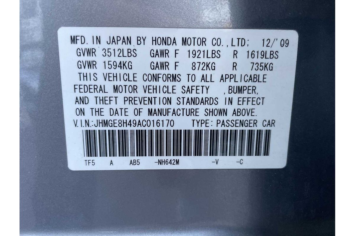 2010 Honda Fit Sport