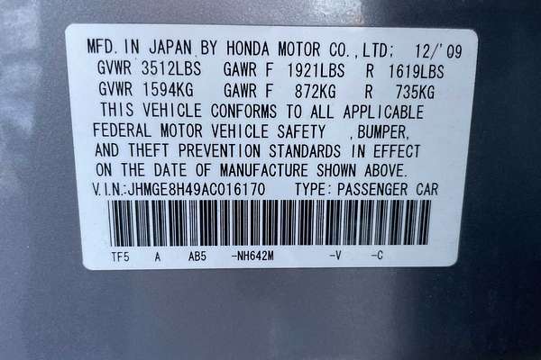 2010 Honda Fit Sport