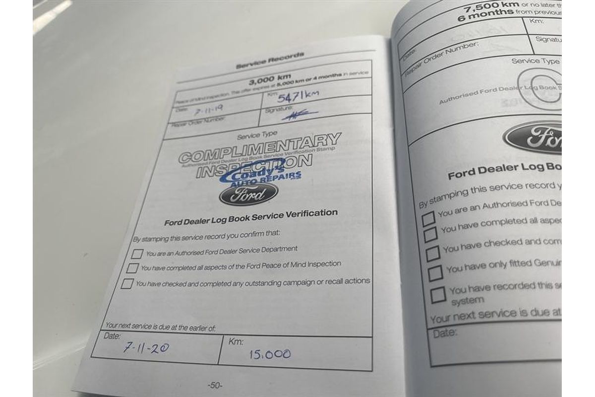 2018 Ford Ranger XL PX MkIII 4X4 3.2L