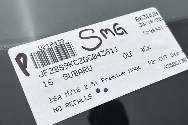 2016 Subaru Outback 2.5i Premium 5GEN