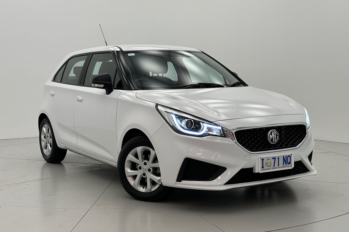 2018 M.G. MG3 AUTO CORE 4 SP AUTOMATIC 5D HATCHBACK 4CYL