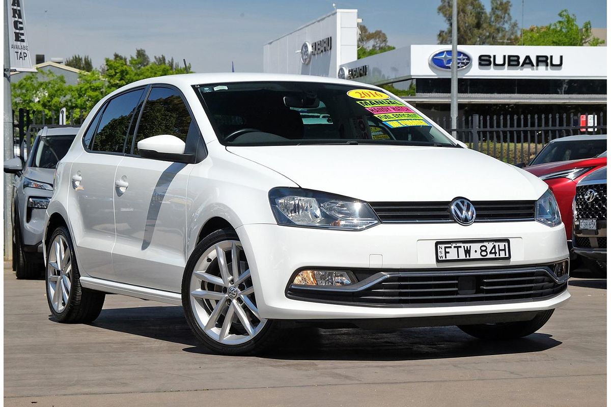 2016 Volkswagen Polo 81TSI Comfortline 6R