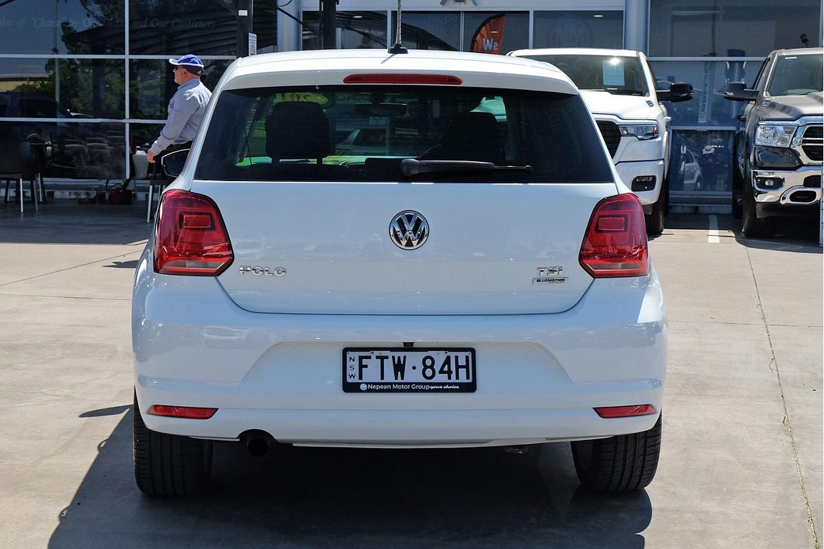 2016 Volkswagen Polo 81TSI Comfortline 6R