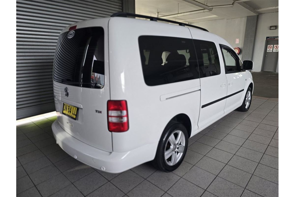 CADDY 2K MY12 MAXI LIFE COMFORTLINE TDI250 1.6L DT4 DIESEL TURBO F/INJ 7 SP AUTO DIRECT SHIFT 5D WAGON 