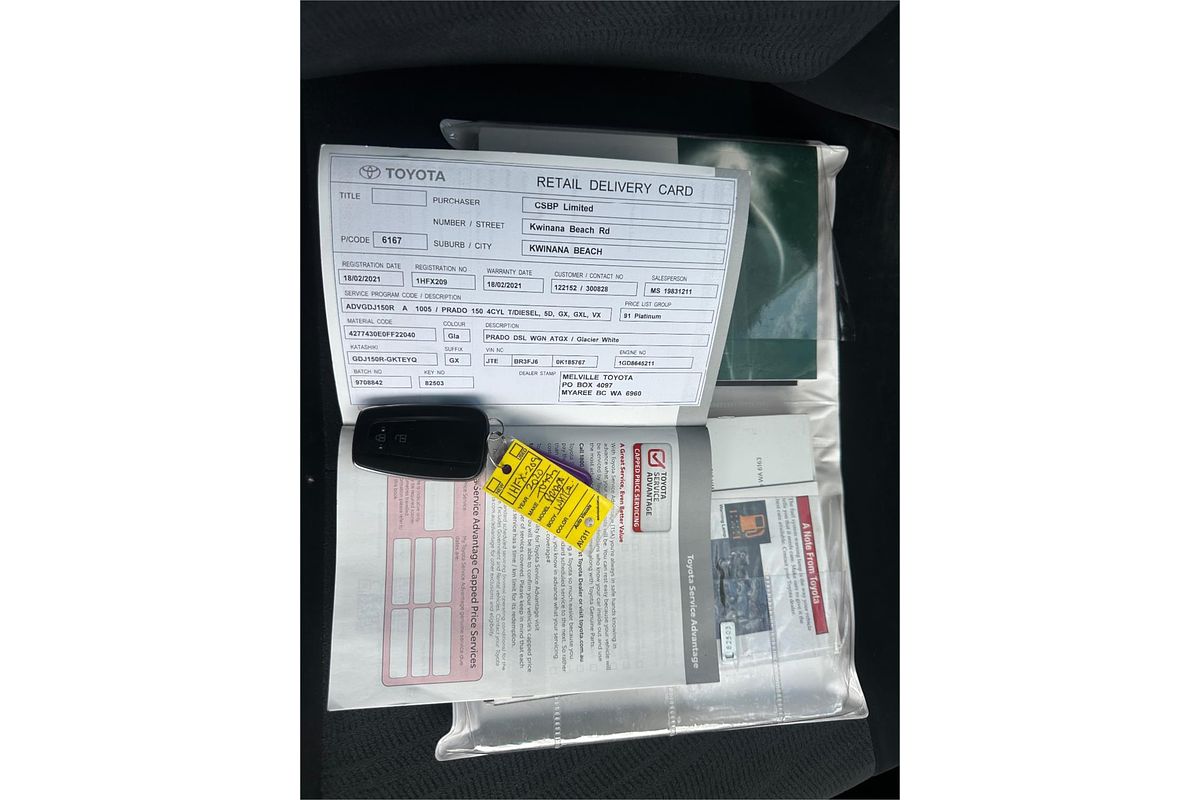 2020 Toyota Landcruiser Prado GX GDJ150R