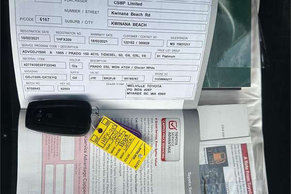 2020 Toyota Landcruiser Prado GX GDJ150R