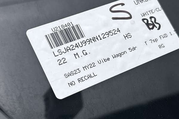 2022 MG HS Vibe SAS23