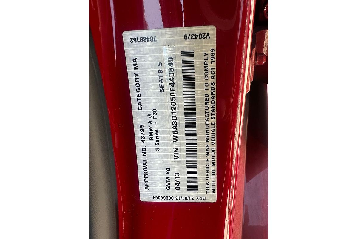 2013 BMW 3 Series 318d F30