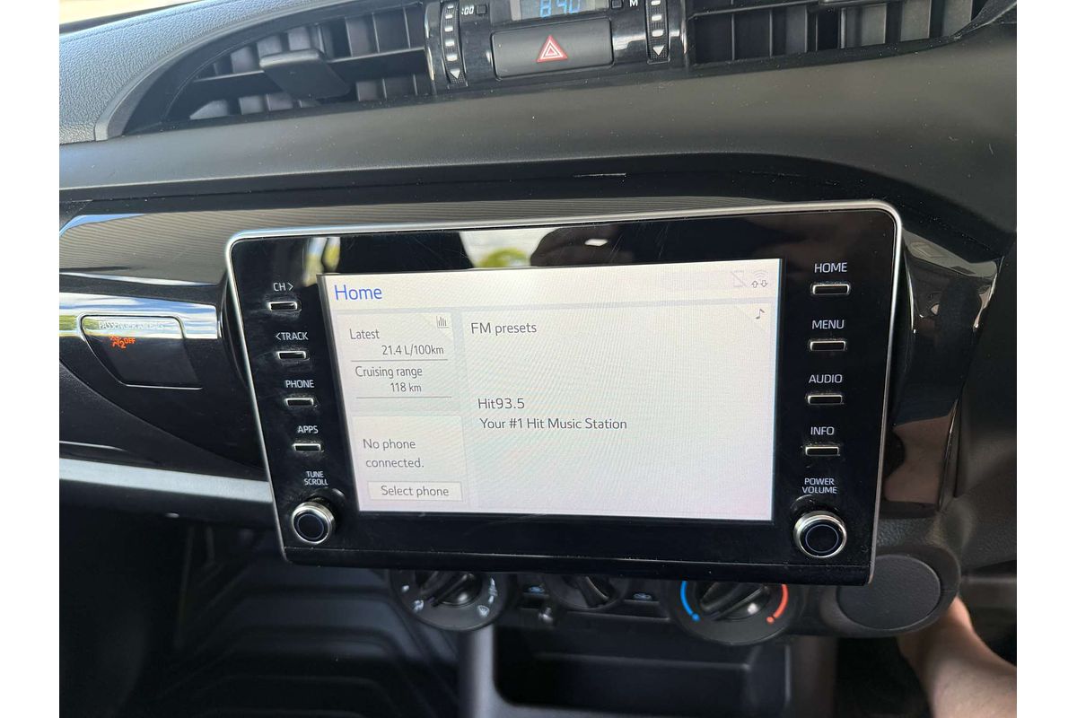 2020 Toyota Hilux Workmate TGN121R Rear Wheel Drive