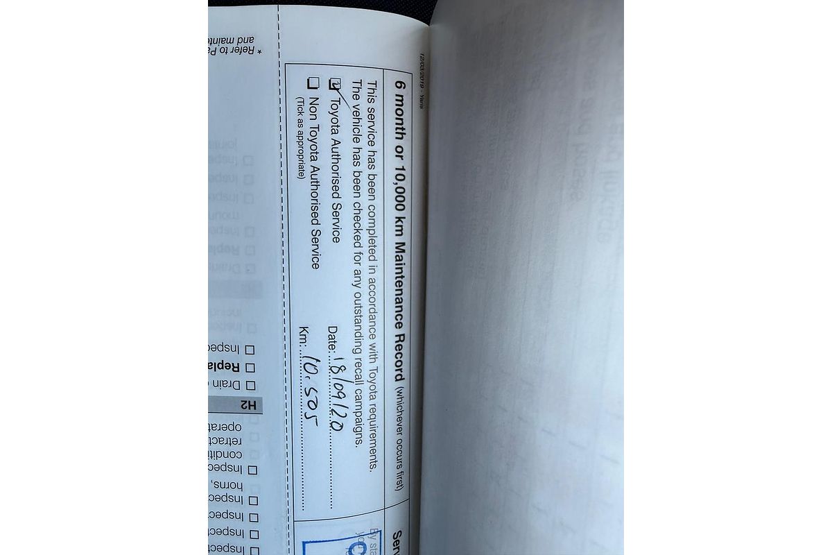 2020 Toyota Yaris Ascent NCP130R