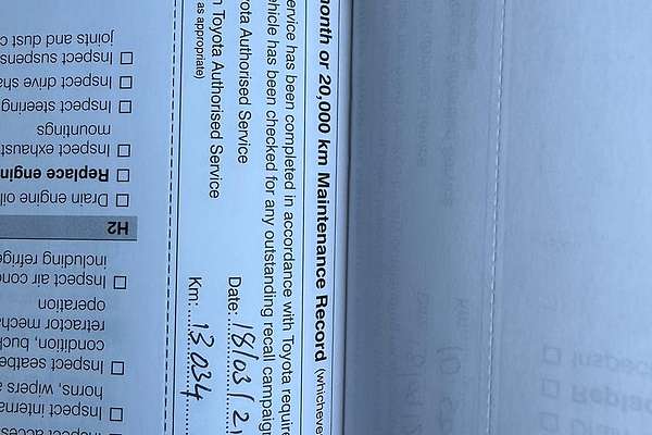 2020 Toyota Yaris Ascent NCP130R