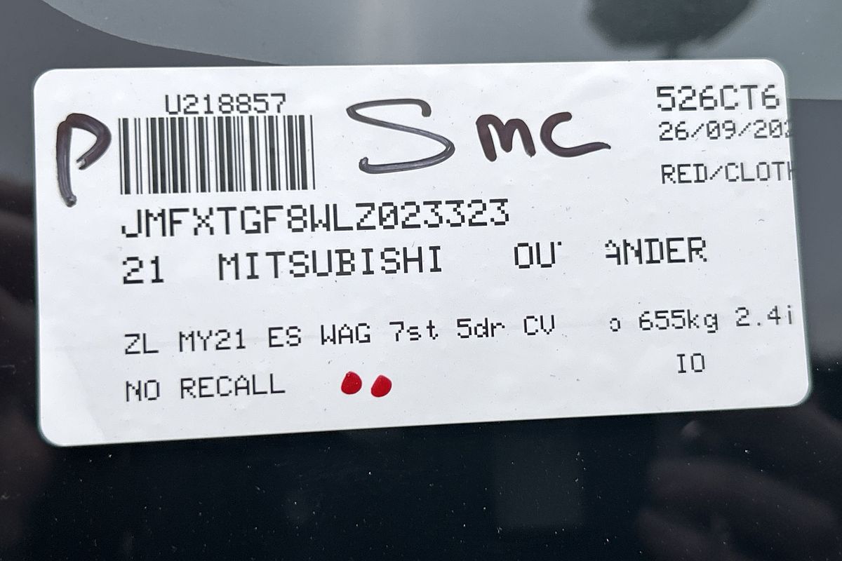 2021 Mitsubishi Outlander ES ZL