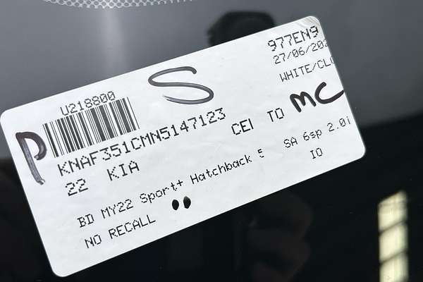 2022 Kia Cerato Sport+ BD thumb-23