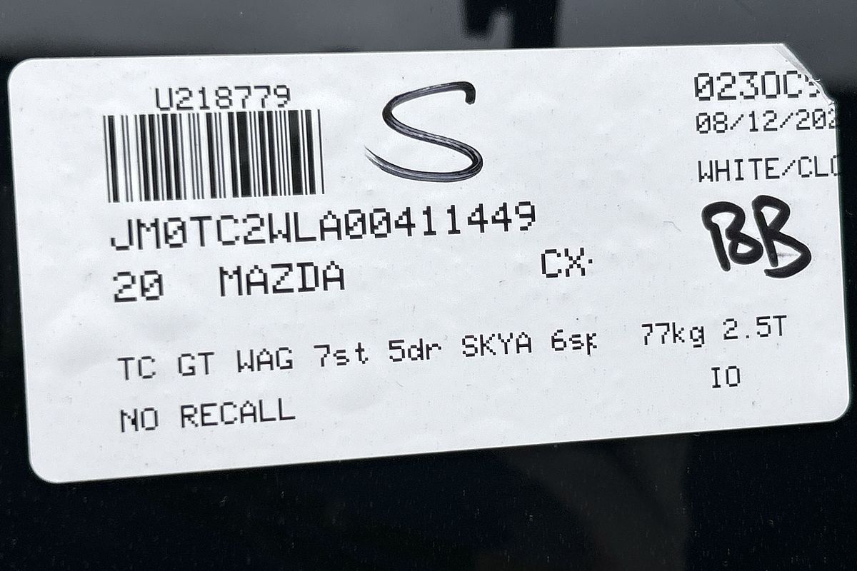 2020 Mazda CX-9 GT TC