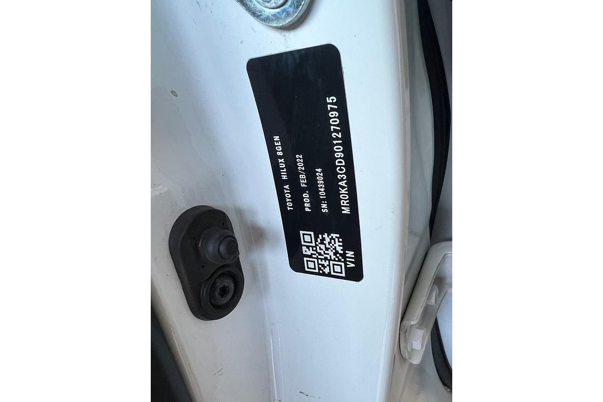 2022 Toyota Hilux SR GUN126R 4X4