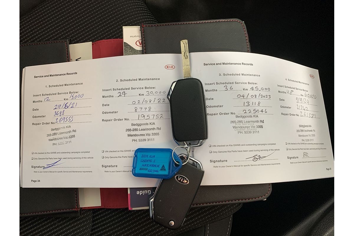 2019 Kia Cerato S BD