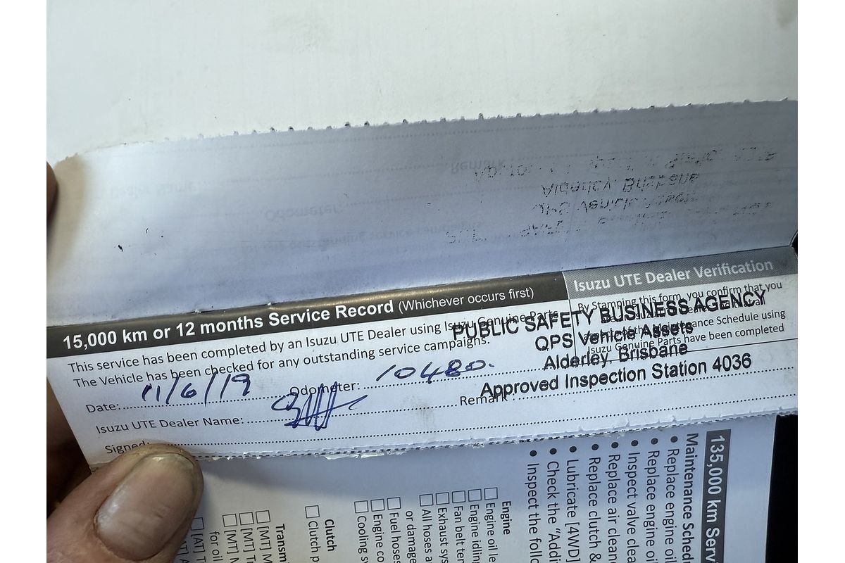 2018 Isuzu D-MAX SX 4X4