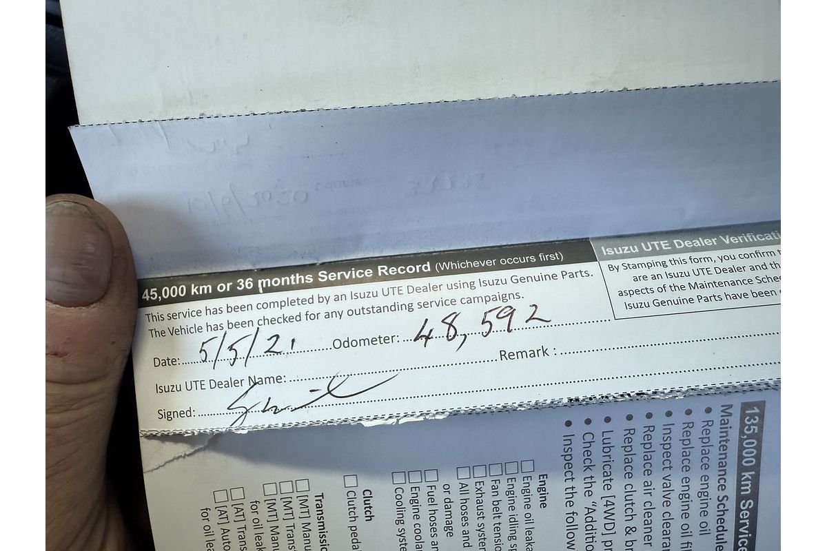 2018 Isuzu D-MAX SX 4X4