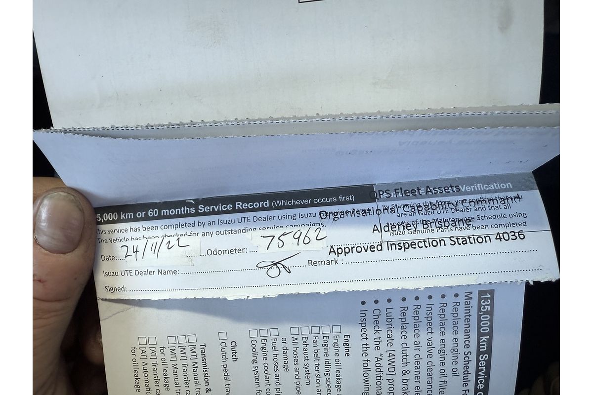 2018 Isuzu D-MAX SX 4X4