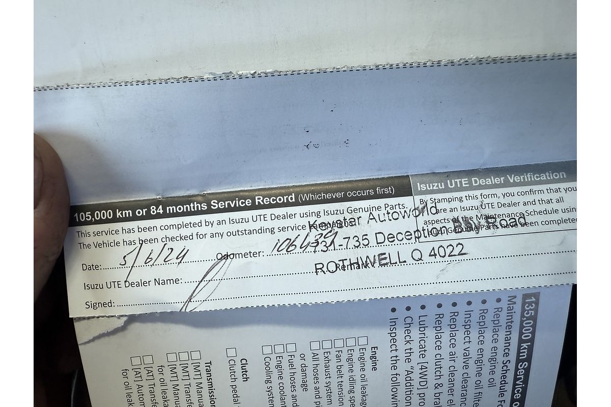 2018 Isuzu D-MAX SX 4X4