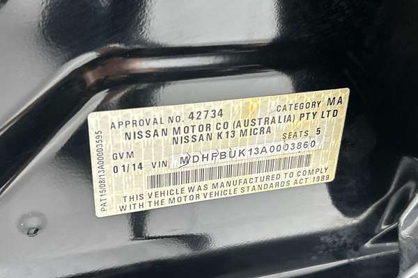 2013 Nissan Micra ST K13
