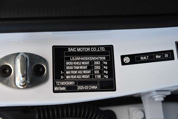 2025 MG MG4 Excite 51 125kW MEH32