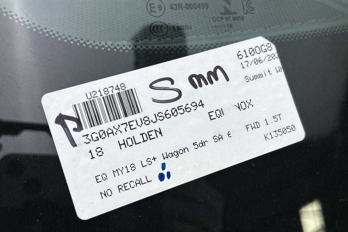 2018 Holden Equinox LS+ EQ