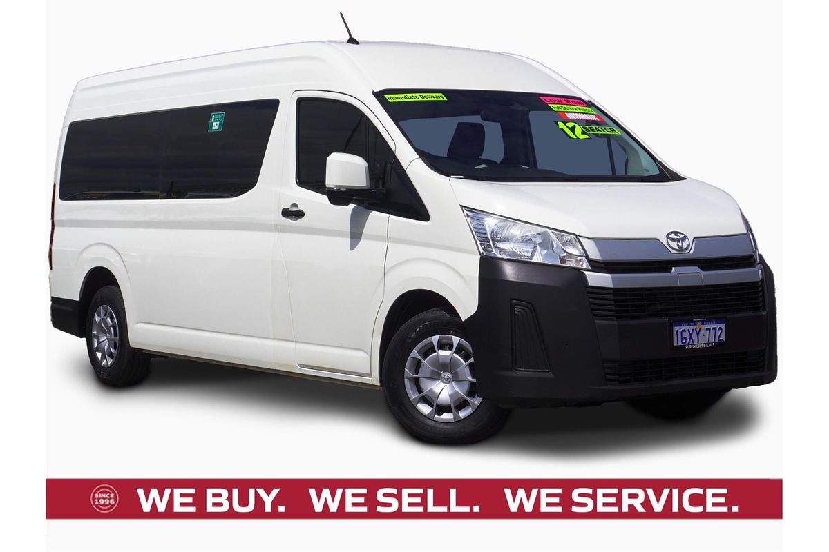 2019 Toyota Hiace Commuter GDH322R ELWB High Roof