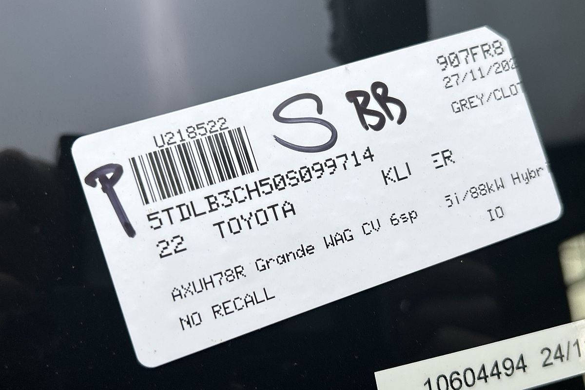 2022 Toyota Kluger Grande AXUH78R