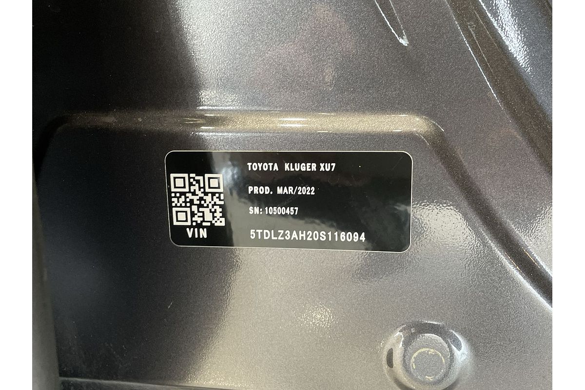 2022 Toyota Kluger GX GSU70R