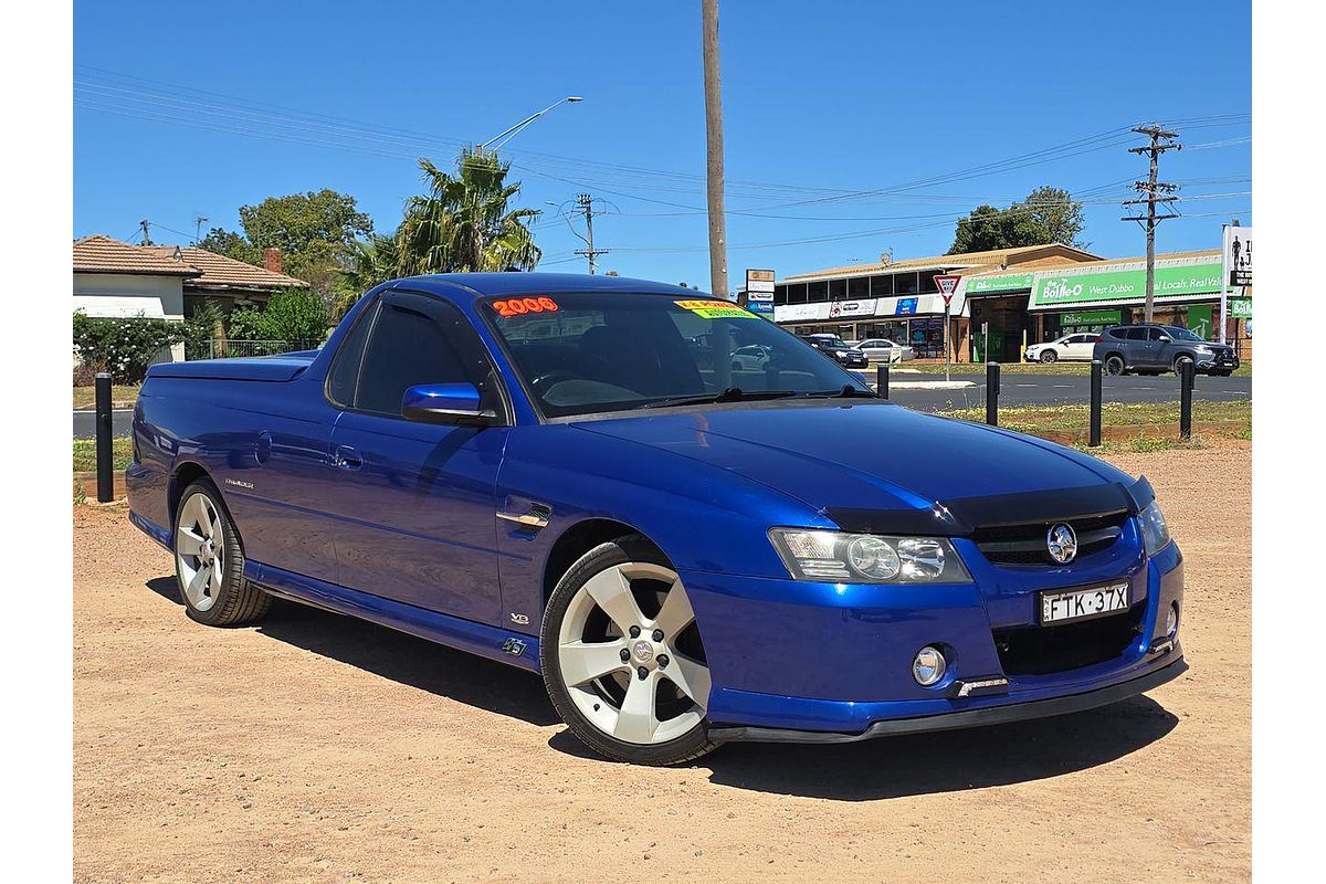2006 Holden Ute Thunder SS VZ Rear Wheel Drive