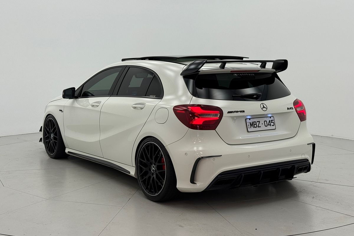 2017 MERCEDES-AMG A45 AMG 7 SP AUTO DUAL CLUTCH 5D HATCHBACK T4