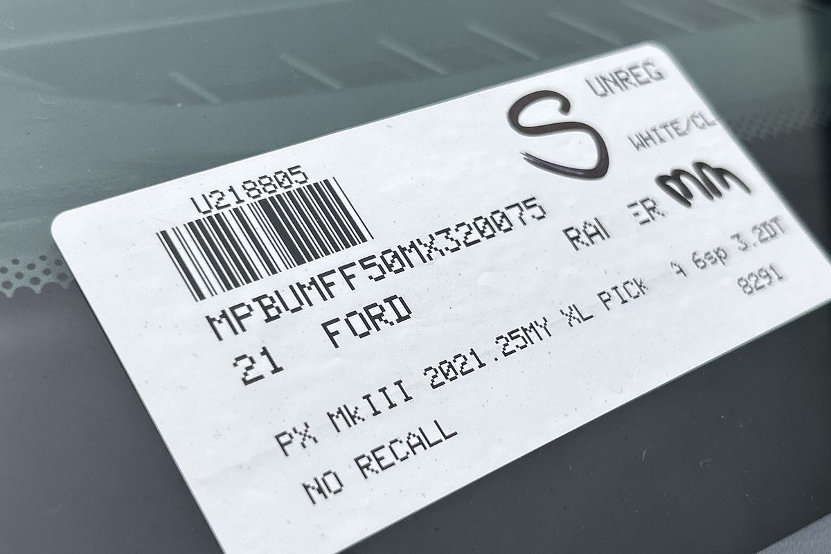 2021 Ford Ranger XL PX MkIII 4X4 3.2L