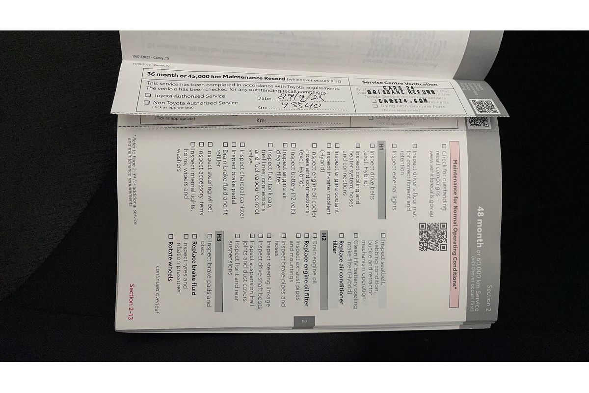 2022 Toyota Camry Ascent AXVH70R