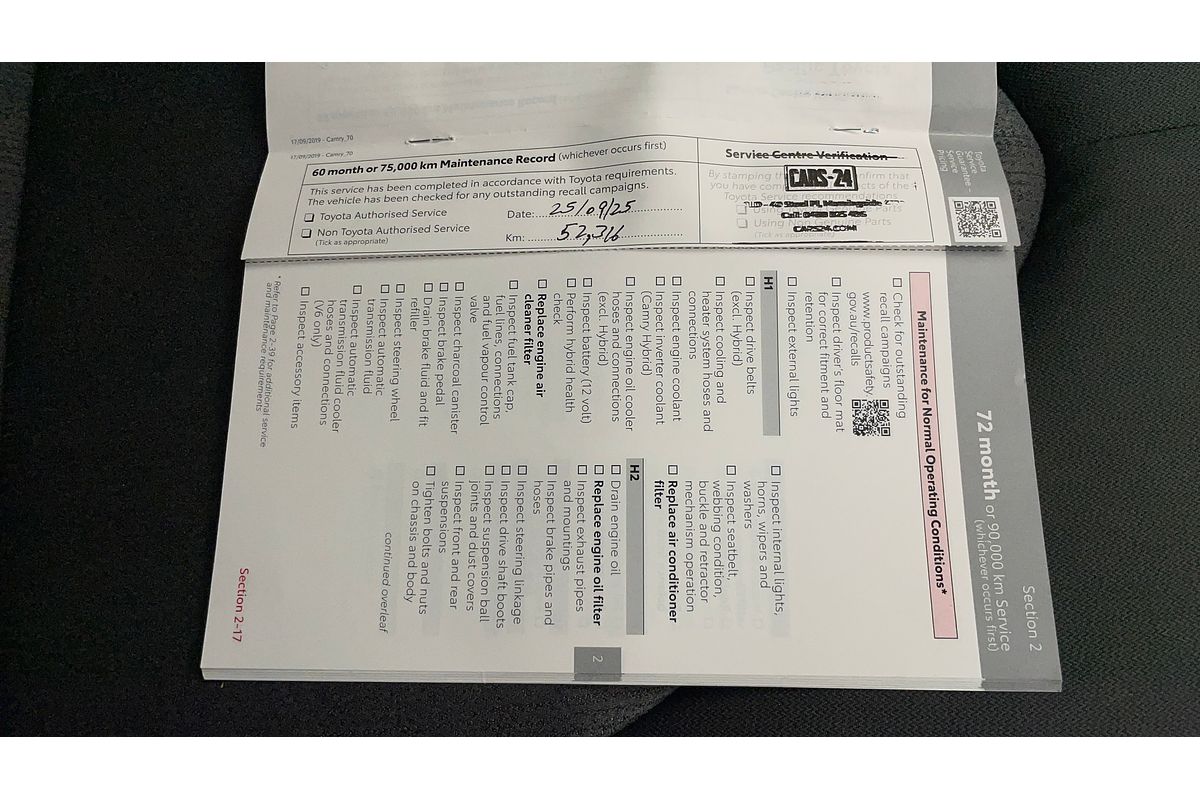 2020 Toyota Camry Ascent AXVH71R