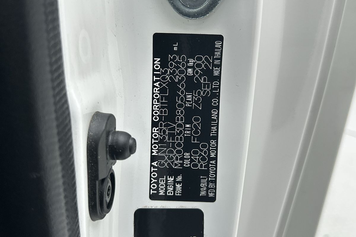 2022 Toyota Hilux Workmate GUN125R