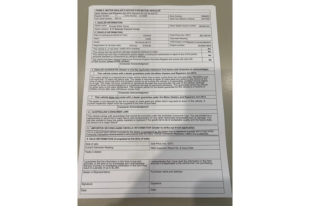 2025 GWM Haval H6GT Ultra PHEV B03