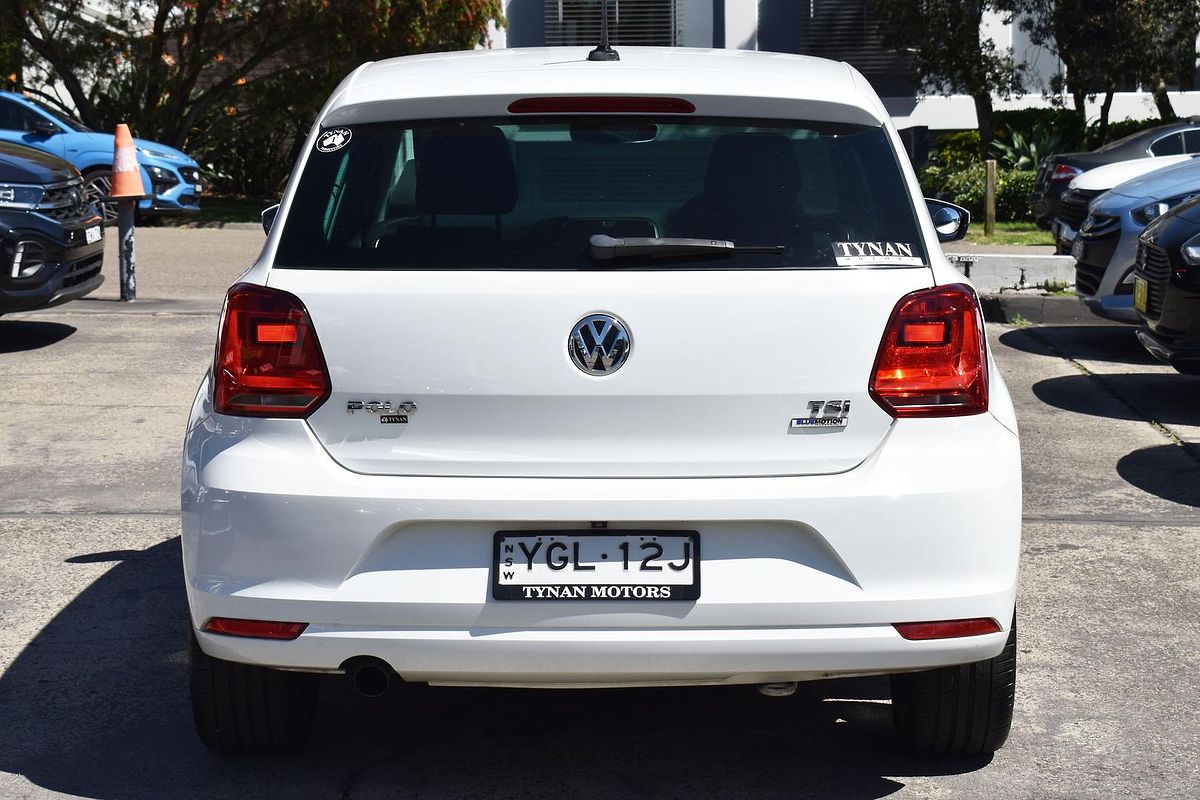 2016 Volkswagen Polo 81TSI Comfortline 6R