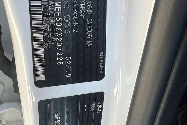 2019 Ford Ranger XL PX MkIII 4X4 3.2L