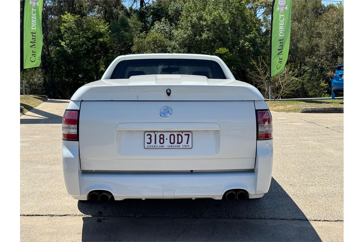 2012 Holden Commodore SV6 THUNDER VE II MY12 Rear Wheel Drive