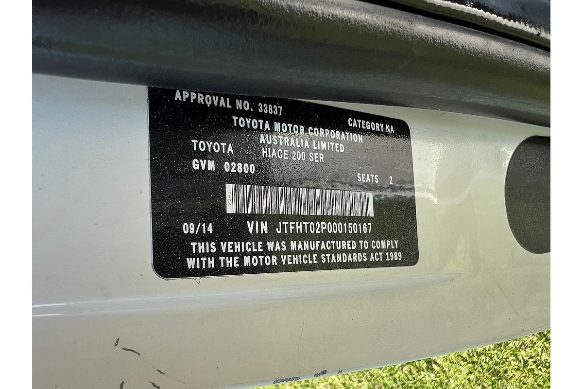 2014 Toyota Hiace KDH201R LWB