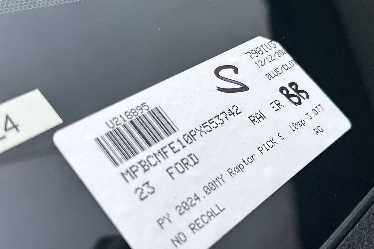 2023 Ford Ranger Raptor 4X4 3.0L