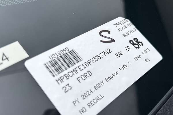 2023 Ford Ranger Raptor 4X4 3.0L